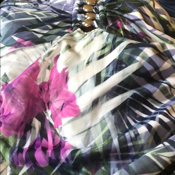 SWIM Solutions Tropical Beaded One Piece Swimsuit - Picture 3 of 5